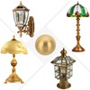 PATIKIL 25mm Brass Ball Lamp Finials Caps Knob, 2 Set