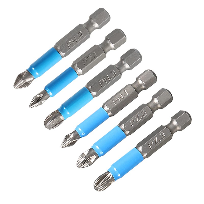 Bonsicoky 50mm Magnetic Anti-Slip Drill Bits Set, Phillips Screwdriver Bits