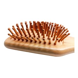 Cepillo de Madera de Bambú Natural | Peine Ecológico Antiestático para Cabello