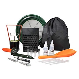 ASR Outdoor 20pc Beach Combing Metal Detector Gold Panning Kit with Serrated Digger