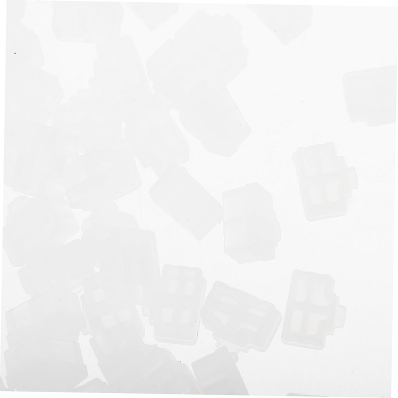 Gatuida 50pcs Ethernet Port Dust Replacement Caps Anti-dust Protector for