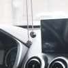 AMIORO Creative Hanging Dice with Dots Car Metal Pendant Rear