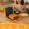 Microwave Crispy Sandwich Maker - 5.5" Non-Stick Panini Press with