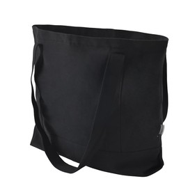 Augbunny Durable Heavy Duty Large Canvas Zipper Close Beach Grocery Shopping Bag Multi Purpose Tote Bag