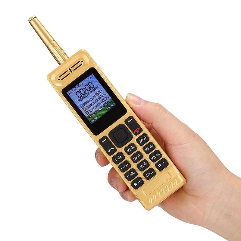 Vintage Cell Phone, Retro Brick Cell Phone Four Card Four