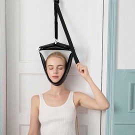 Neck Stretcher Cervical Traction Device,Neck Decompressions Devices - Y Strap Neck Chiropractor Pull Device for Home Use