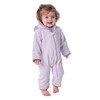 baby deedee Mameluco de Forro Polar para niña, Púrpura/Ombre Force.,