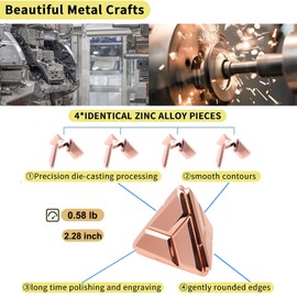 Metal Puzzle Brain-Teaser 3D Toys: Fidget Toys Cool Gadgets Stuff Triangular Cube Box Puzzles Toy ADHD Tools Stress Relief Gift for Kid Children Teen Adult Office Home School Christmas