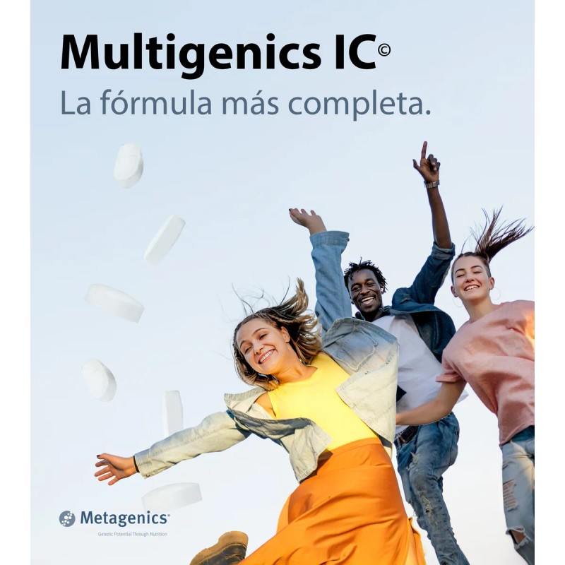 Multigenics Intensive Care 120tab Multivitamínico Minerales Sin Sabor
