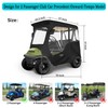 10L0L 2 Passenger Golf Cart Enclosure for Club Car Precedent/Onward/Tempo,
