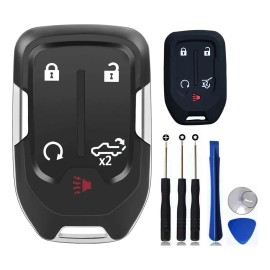 TANGDYBWDZ® Carcasa Y Funda Llave Para Chevy Gmc Silverado Sierra Acadia Denali Terrain 2017 2018 2019 2020 2021 2022 2023 5 Botones