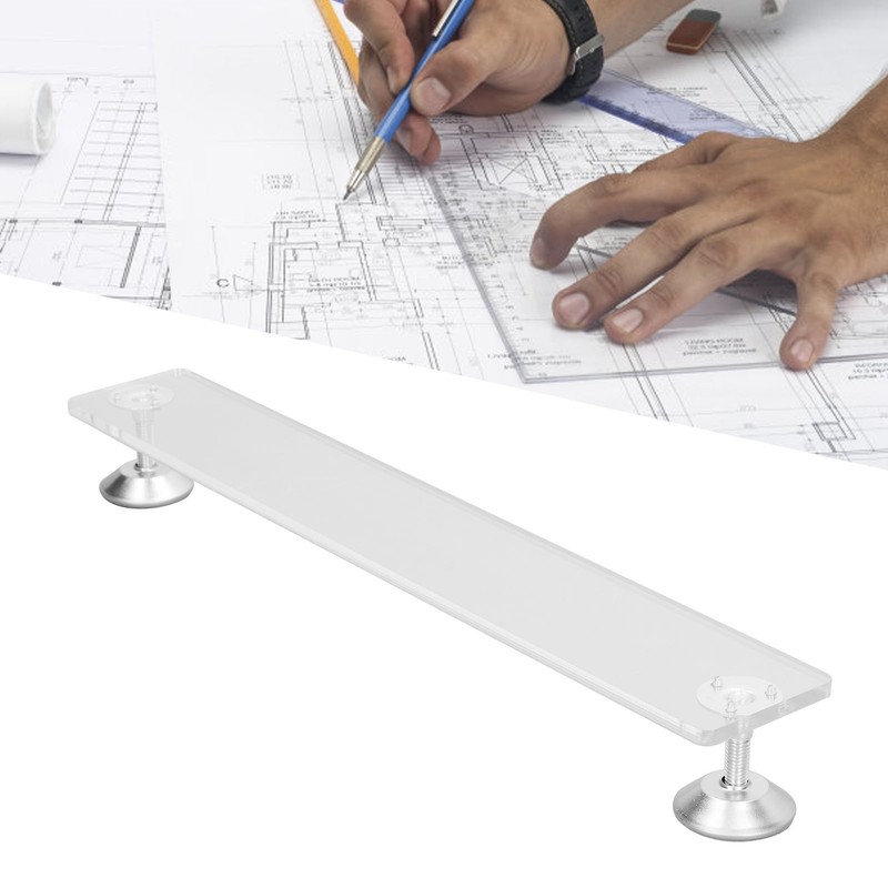 Artist Leaning Bridge Hand Rest Height Adjustable Acrylic Transparent Drawing