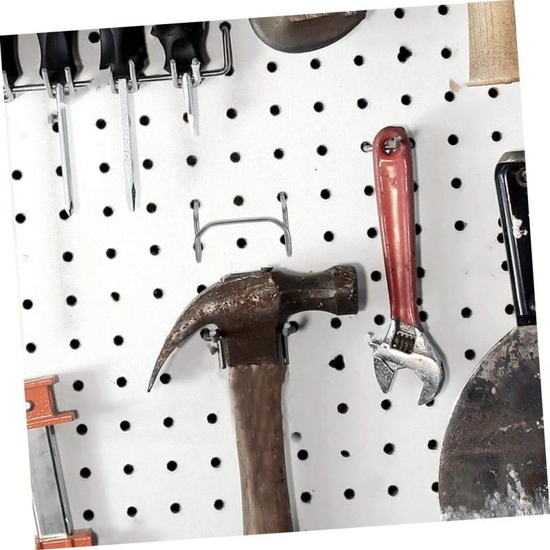 Operitacx 10pcs Heavy Duty Stainless Steel Pegboard Hooks Tool Hooks