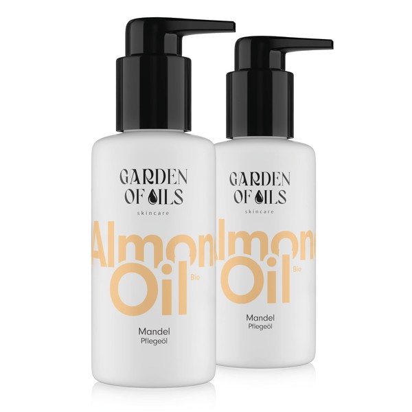 Organic Almond Oil (2 x 100 ml) - Garden of