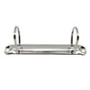 Pack of 5 2 Ring Binder Mechanism, D-shaped Metal Clip,