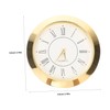 TEHAUX Vintage Clock Insert with Roman Numerals Clock Head for