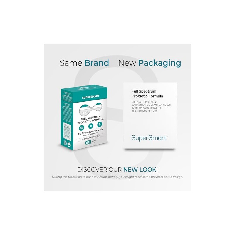 Supersmart - Full Spectrum Probiotics Formula 36 Billion CFU per