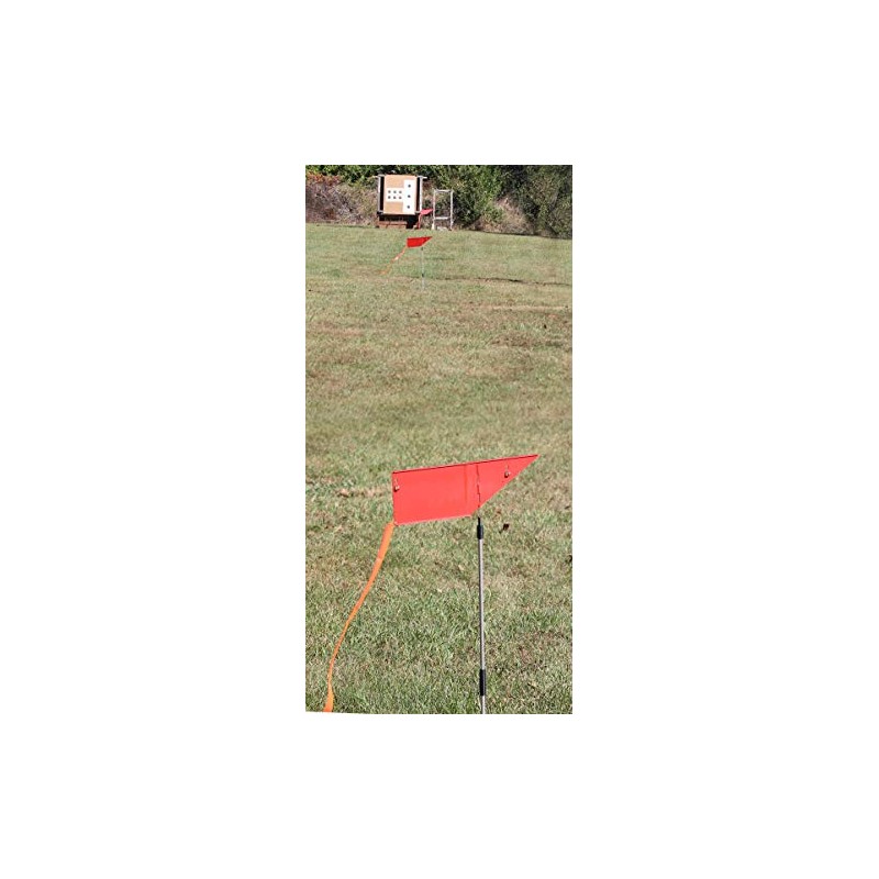 MTM WRF Wind Reader Shooting Range Flag, USA Made, Red