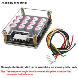 5A Active Equalizer Balancer Board for 3S-4S 12V LiFePO4 Li-ion Battery