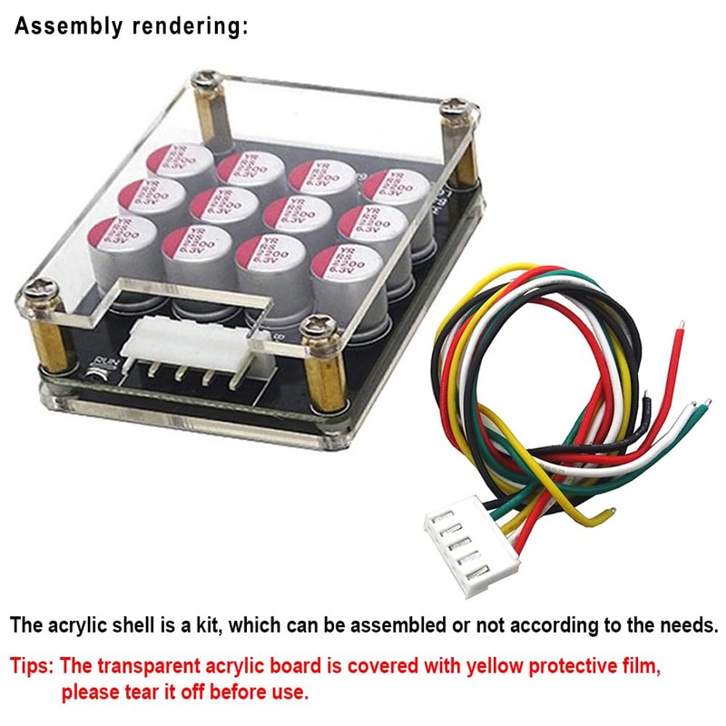 5A Active Equalizer Balancer Board for 3S-4S 12V LiFePO4 Li-ion