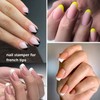 2.8CM Head Clear Jelly Silicone Nail Art Stamper Scraper with