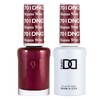 DND 701 WANNA WINE Gel and Lacquer Duo nail care