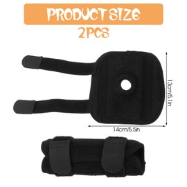 CIATBYYJ Black Dog Leg Sleeve, Pair of Front Leg Brace Protects Wounds Stop Licking, Dogs Braces for Back Legs Support, Dog Splint Front Legs Prevents Injuries and Sprains - L Size