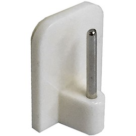 Fort Fasteners Curtain Wire End Hooks for Upvc Windows White 8 Hooks