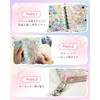 GOKEI Transparent Binder Sticker Notebook Plastic Sheet M5 Size Mini