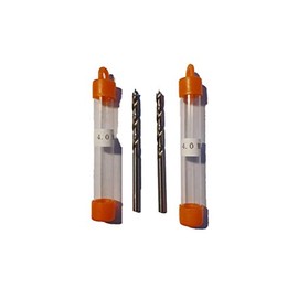 jjw-germany HSS-G Precision Wood Drill Bit Spiral Drill Diameter 4.0 mm with Centre Point Pack of 2