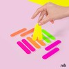 Colorido Neon Girly Mini Limas de uas (1 docena) ZMOI