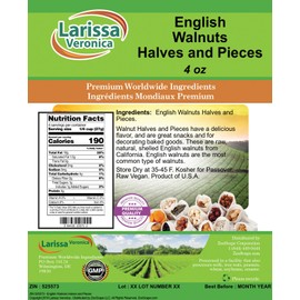 English Walnuts Halves and Pieces (4 oz, ZIN: 525573)