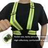 Onumya Reflective Vest, 2pcs Reflective Safety Vest High Visibility Running