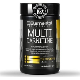 Multi L-Carnitina  CLA, 1330mg, Hecho por PiSA,Cetonas de Frambuesa, CLA 200mg, L Carnitina 245mg, Cafena T Verde Natural, Pre entreno, Cromo, 60...  