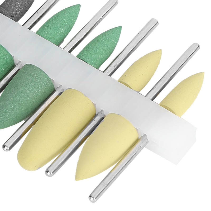 Dental Silicone Rubber Polisher Grinding Head Stainless Steel Shank Dental