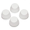 Caperci 500 Count Mini Cupcake Liners White Muffin Liners Greaseproof