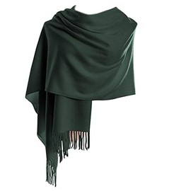 CYZLANN Women's Scarves Soft Shawls and Wraps Cashmere Feel Scarfs for Women and Men, Green, One Size