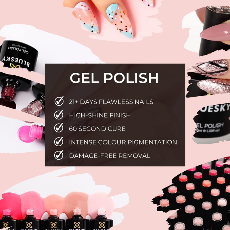 Bluesky, Iced Cappuccino Gel Nail Polish 80503