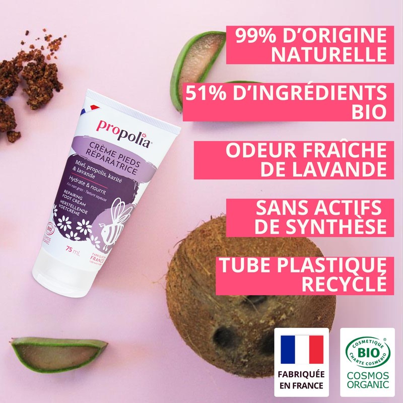 Propolia Organic Dry Foot Cream 75 ml