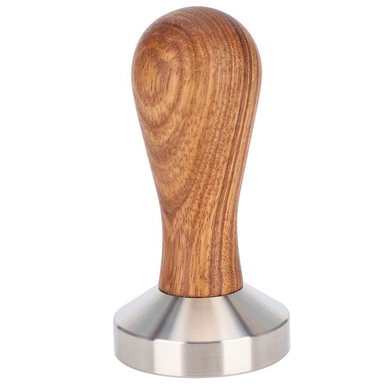 51mm Stainless Steel Wood Handle Coffee Tamper Coffee Powder Pressing