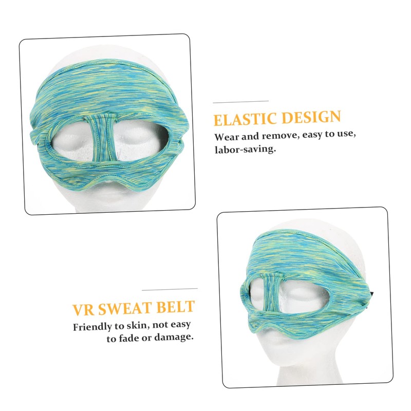 TEHAUX VR Headset Sweat Band Eye Cover Breathable Elastic Face