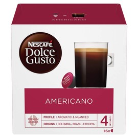 Nescafe Dolce Gusto Caffe Americano Coffee Pods (Pack of 3, Total 48 Capsules)