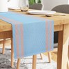 Encasa XO Dining Table Runner 13"x94" | Yarn Dyed Fine