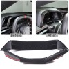 autopart2021 Carbon Fiber ABS Interior Dashboard Speedmeter Trim Frame For