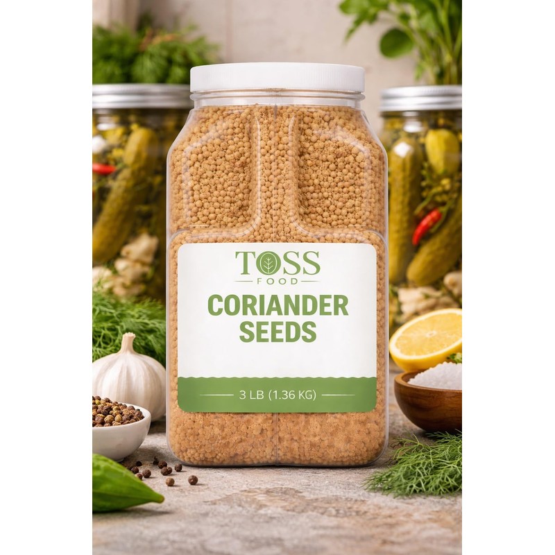 Gourmet Coriander Seed Whole 3 Pounds Bulk - Coriander Seeds