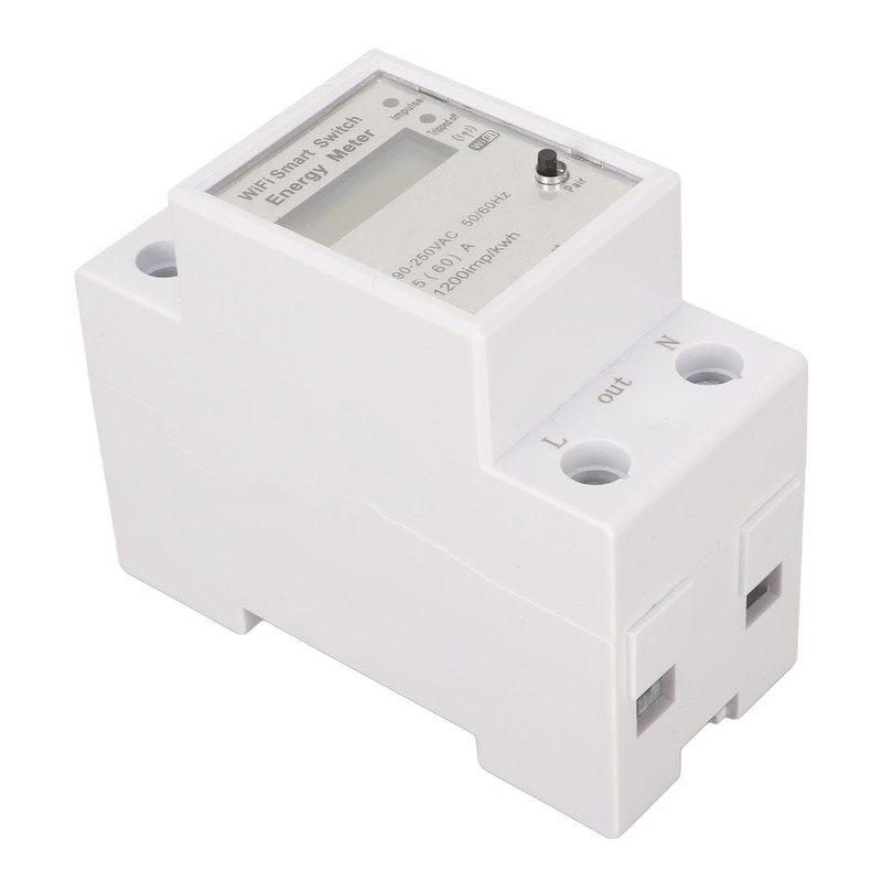 WiFi Electricity Meter LCD Display Watt Hour Meter APP Control