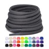 Puzeam 2 Pairs Oval Athletic Shoelaces 30 Colors 1/4" Half