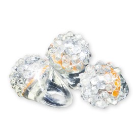 BLINKRING Party Ring, 8 Colours Mix or Diamond Look, Flashing, Luminous LED Party Rings, Mallorca Edition, 60-90 Minutes Light Time, Expandable PVC Rubber Ring