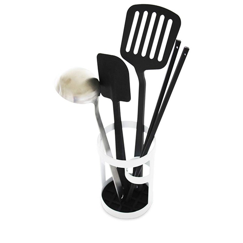 山崎実業(Yamazaki) ツールスタンド ホワイト 約W9×D9×H14cm タワー 6773