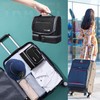 Toiletry Bag,RUMANLE Upgraded Large Hanging Travel Toiletry Organizer Kit with